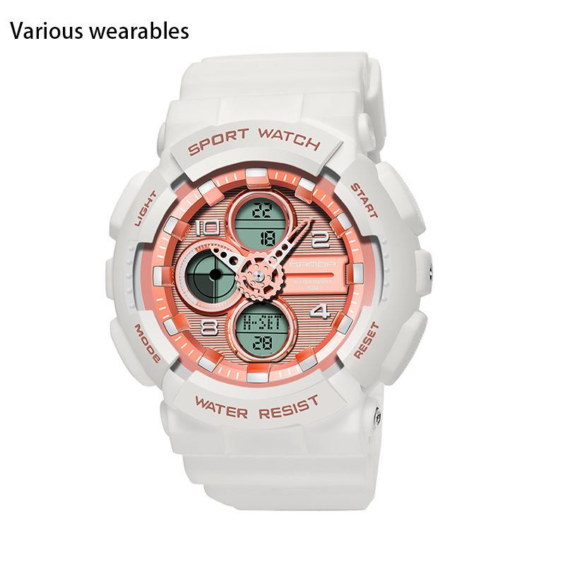 Neue Mode Trendy Jugend männer und frauen Uhren Outdoor Wasserdicht Leuchtende Multifunktions Elektronische Uhr