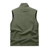 Gilet da Pesca da Uomo Asciugatura Rapida Giacca da Esterno Senza Maniche Leggero Multi Tasche Utilità Abbigliamento da Lavoro Gilet da Escursionismo