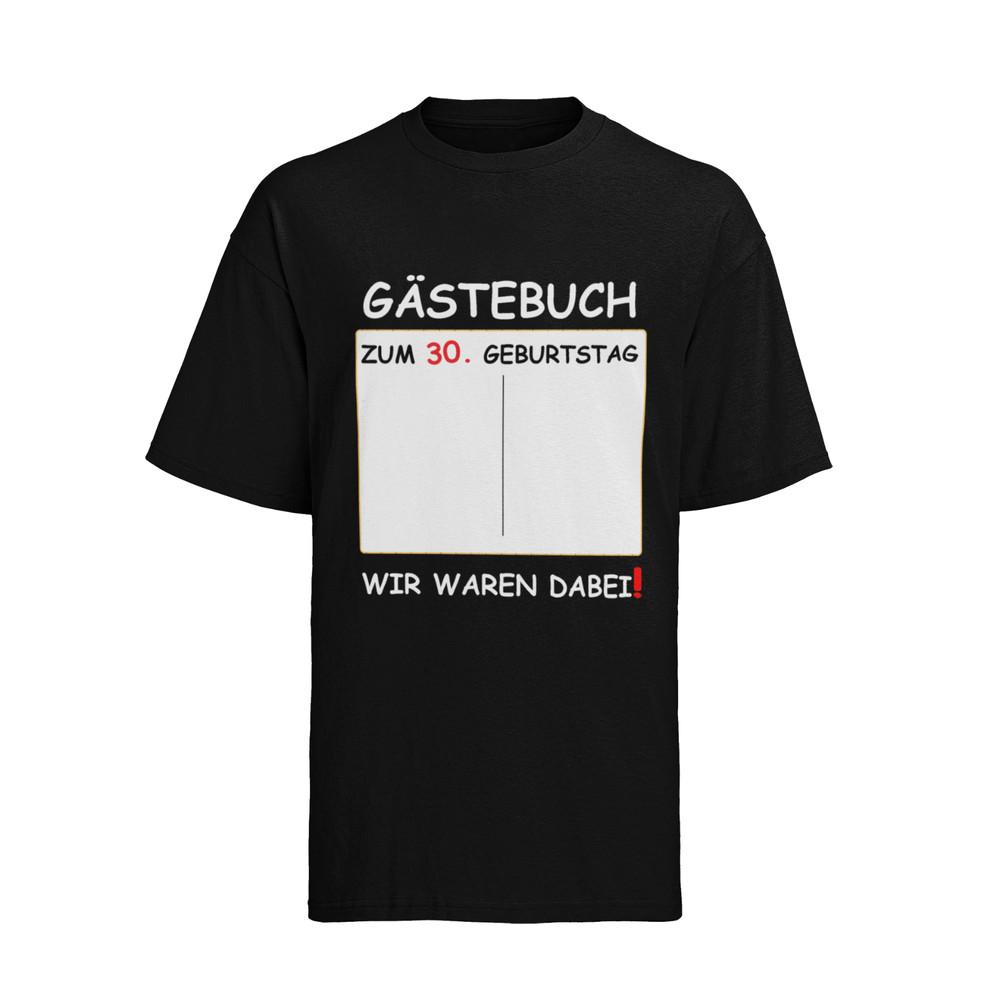 

Personalisiertes Geburtstag Gästebuch Unterschriften Andenken T-Shirt Damen L
