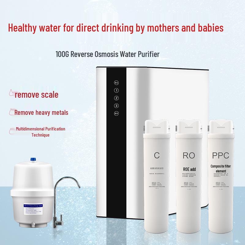 100G Reverse Osmosis Kitchen Water Purifier & Tap Filter