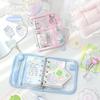 MINKYS M5 Raccoglitore Portatile con Cerniera Blocco Note Planner Agenda Annuale Giornaliera Settimanale Libro Diario Cancelleria Scolastica Kawaii