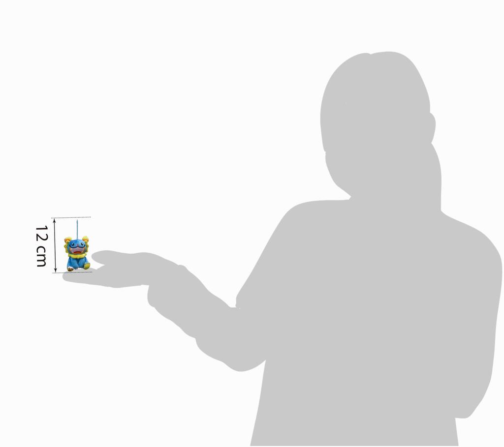 Take Off Okinawa Serie Shisa Plüschtier mit Kugelkette, Blau