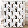 Bathroom Shower Curtain Farmhouse Rustic Cow Print Decor Vintage Country Showercurtain Modern Waterproof Home Decor