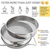 Honey Double Strainer Honey Strainer Stainless Steel 2 Pcs Honey Harvest Beekeeper Tool Beekeeping