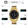 SKMEI 1611 Fashion LED Men Digital Wristwatch Chrono Count Down Alarm Hour For Mens reloj hombre Digital 2 Time Mens Watches