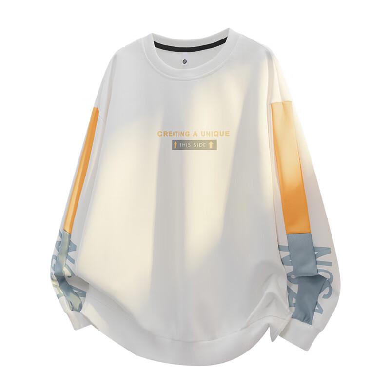 Wassup Sohot Men's Casual Long Sleeve Round Neck Sweatshirt