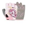 Kids' Cartoon Cycling Gloves - Shock-Absorbing, Non-Slip, Breathable Half-Finger Sports Gloves for Biking and Balance Bikes.