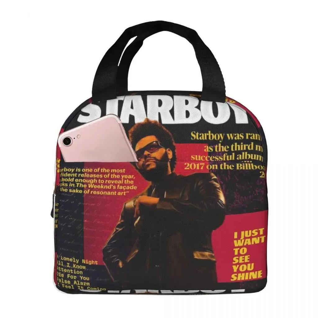 The Weeknd After Hours Till Dawn Tour Insulated Lunch Bag for Women Kids Portable Food Boxes Thermal Lunch Box Tote