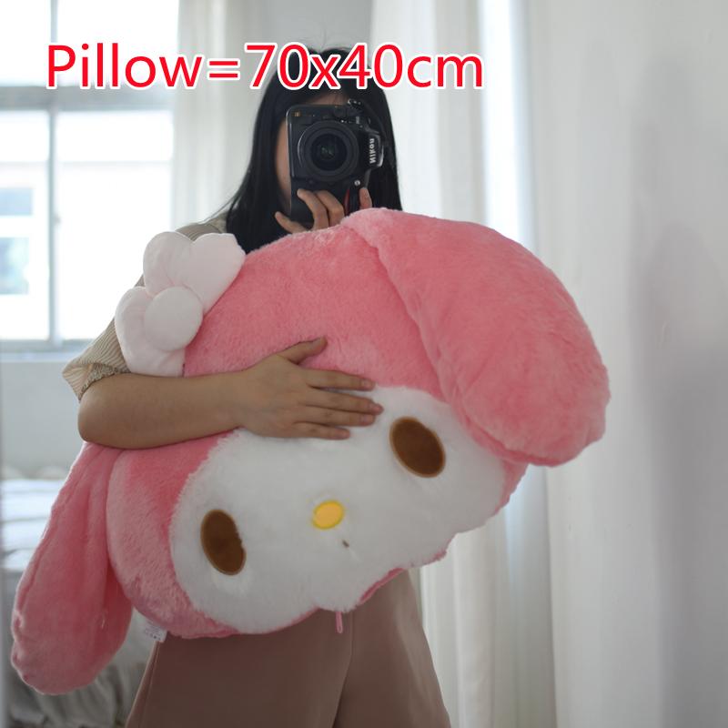 Gentle My Melody Plush Toy Large Dimension Hug Pillow Cozy Back Cushion Lovely Japanese Style Plushies Sofa Decorative Pillow