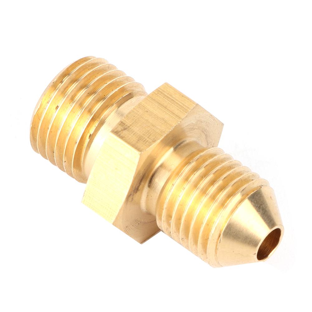 UNF Male To AN4 1 2 20 Male Brass Fitting Adapter Connector for Oil Water Gas 4mm   0.2in Hole