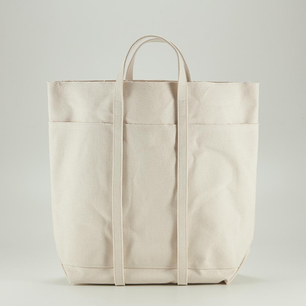Enrich 6-Pocket Canvas Tote Bag - Natural