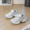 Dad shoes girl ins2026 spring and autumn platform-soled sports single shoes mesh versatile height-increasing casual shoes