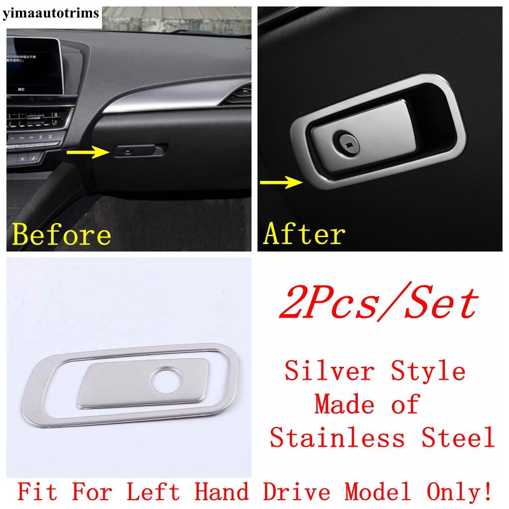 Side Air Vent / Glove Box Sequin / Warning Light Lamp /Rear Tail Gate Button Cover Trim For Cadillac CT4  - 2024 Accessories