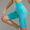 Women's High Waist Seamless Yoga Shorts - Tummy Control, Butt Lifting, Quick Dry, Mid-Length for Running & Fitness