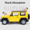 1:Model de jucărie mașină Suzuki Jimny la scara 1:24 Metal Diecast cu mecanism Pull Back, Sunet, Lumină, Suspensie, Modele de Vehicule Off-road, Cadouri pentru Copii