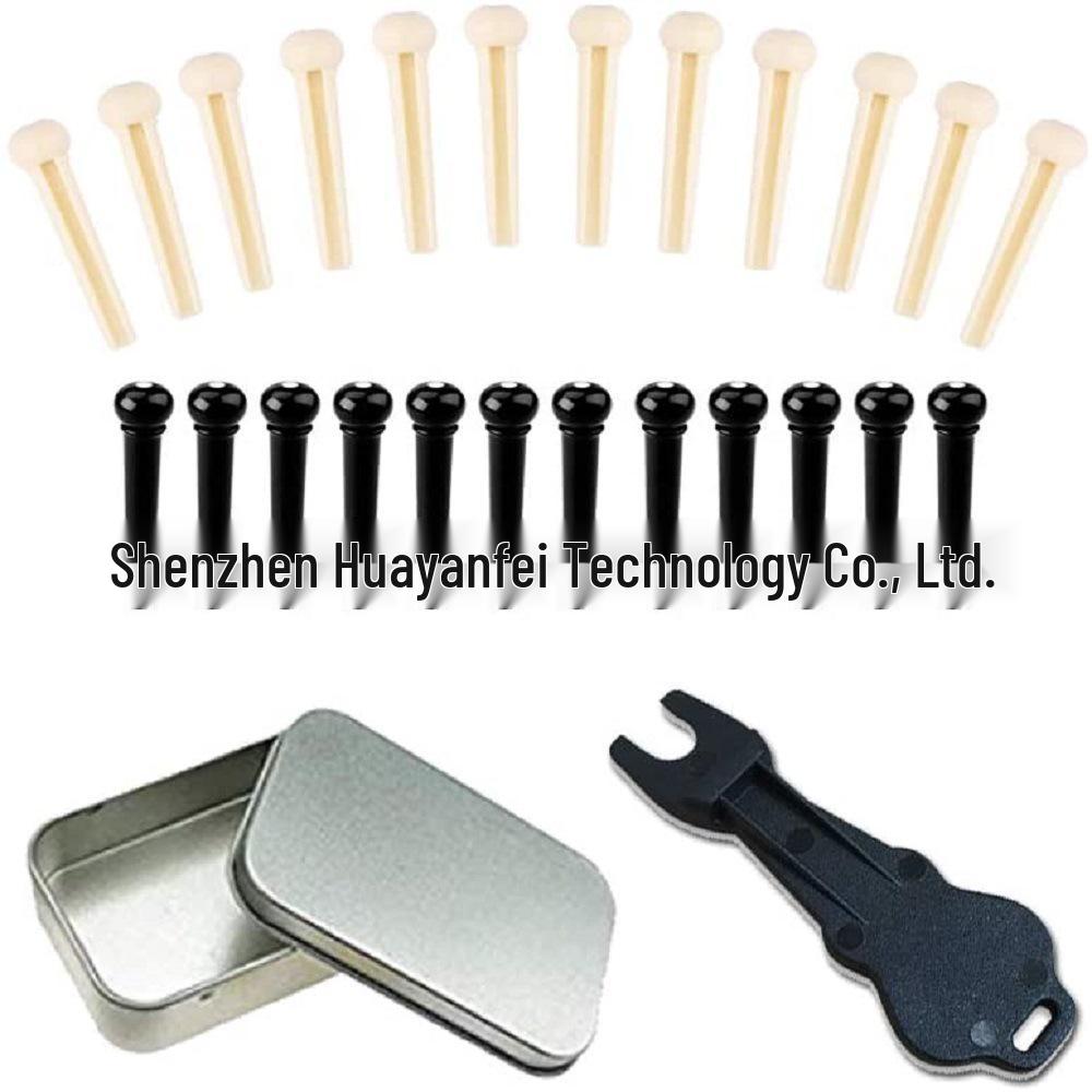 3-in-1 Guitar Repair Tool Set: String Pegs, String Winder & Portable Box 3-in-1 Pegs Portable Box
