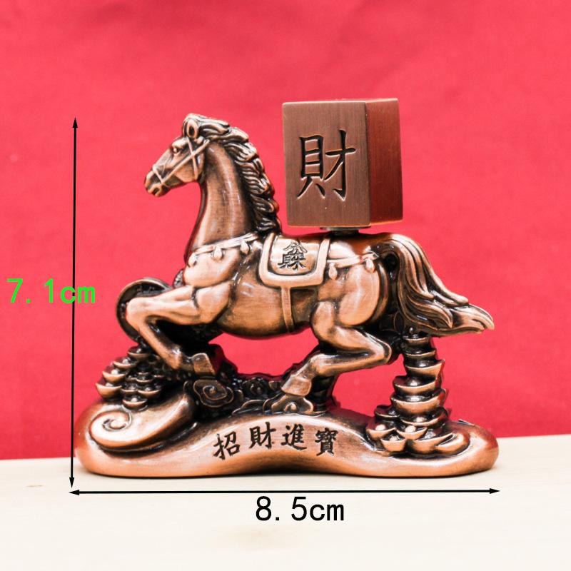 Popular brass rotating handle piece, six-sided rotating combination for attracting wealth and treasures, multi-sided rotating st