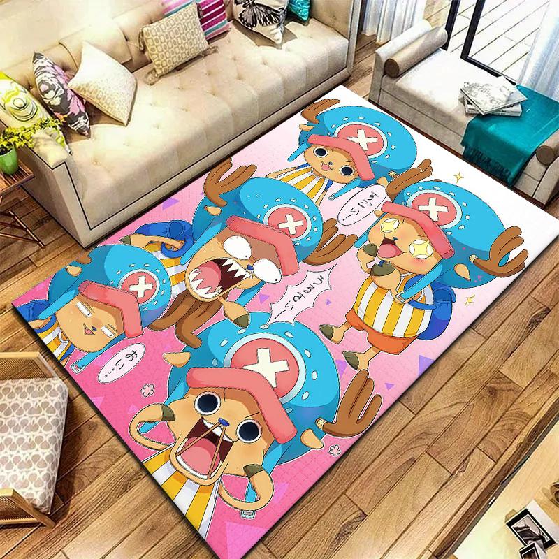 One Piece Tony Tony Chopper Carpet Rug For Living Room Bedroom Home Sofa Decoration,kids Play Nonslip Floor Mat
