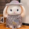 Hooded Little White Rabbit Doll Plush Toy Little Rabbit Rabbit Snow Rabbit Doll Children's Company Soothing Doll