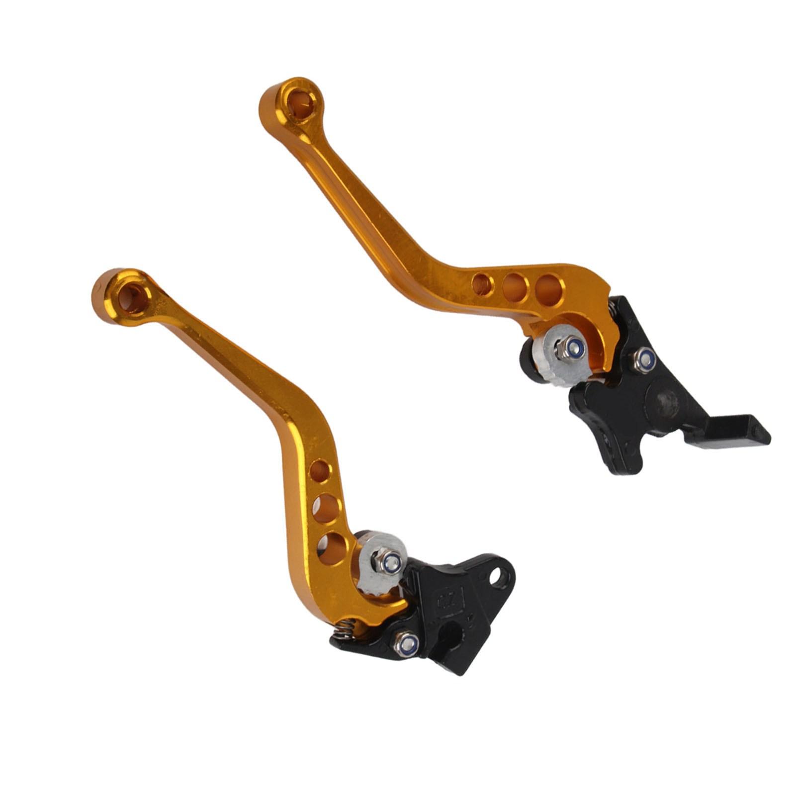 

Пара алюминиевых ручек рычага барабанного тормоза сцепления мотоцикла с ЧПУ жёлтый