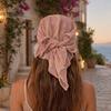 Sequin Headscarf Headscarf, Multi-Purpose Turban Headband Square Scarf, Adjustable Versatile Hair Scarf Strap Bohemian Style Head Wrap for Travel