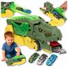 3in1 Dinosaur Truck Track Slide Car Swallower Triceratops with Cars