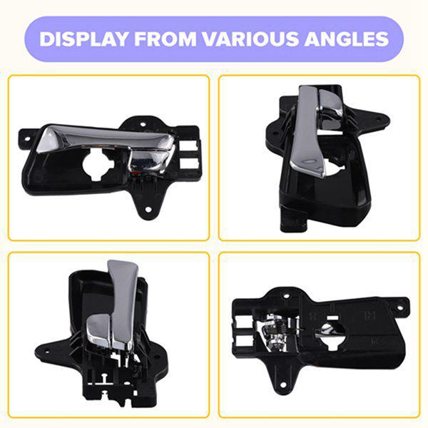 Rear Left Car Door Interior Handle, Plastic, Color: As Shown (Part No: 83610-2L010)