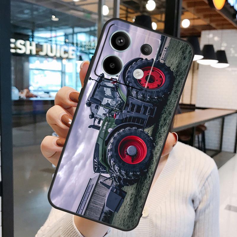 Tractor Car Funda For Xiaomi Redmi Note 13 Pro 12 11 9 10 Pro 12S 11S 10S Redmi 13 12 10C 12C 13C Case