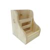 Pet Wooden Grass Frame Rabbit Food Basin 2-In-1 Grass Frame Rabbit Guinea Pig And Dragon Cat With Built-In Fixed Grass Frame
