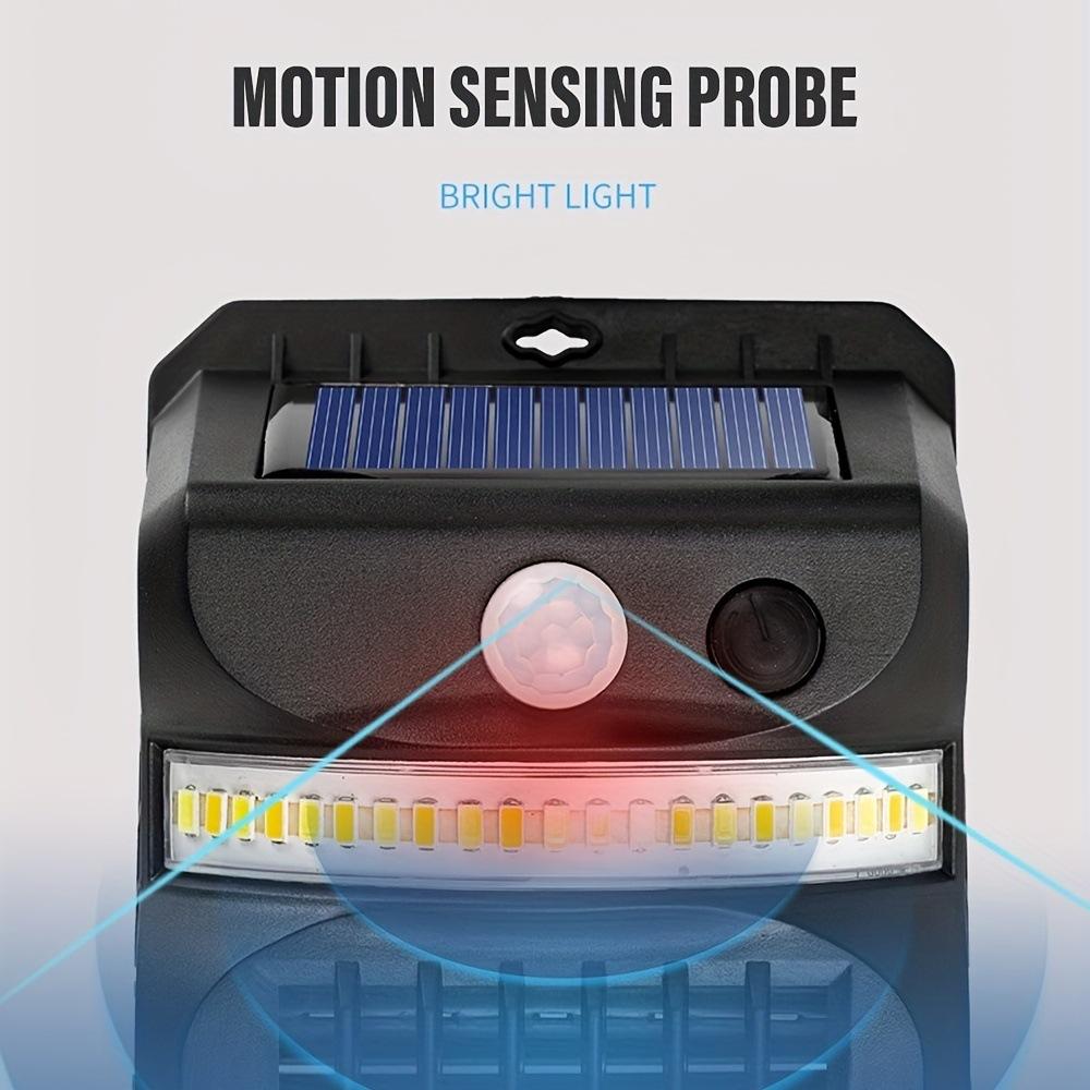 Outdoor LED Solar Mosquito Killing Lamp Waterproof 2 IN 1 Ultraviolet Electric Shock Mosquito Killing Induction Garden Lamp