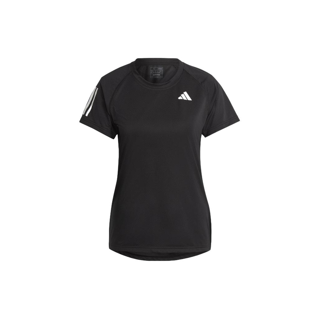 Adidas T Shirts Women's Black Crew Neck Moderate Straight Fit HS1450