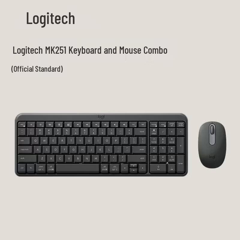 Logitech MK251 Wireless Keyboard and Mouse Combo