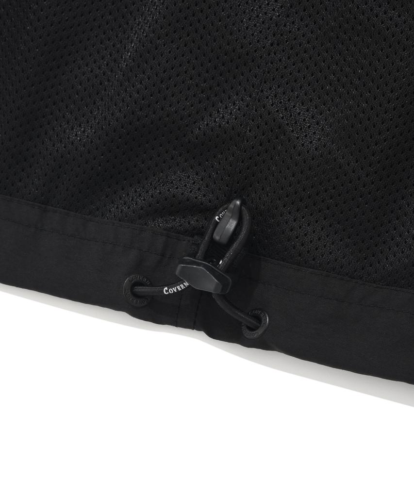 Covernat Windbreaker Anorak Jacket Black