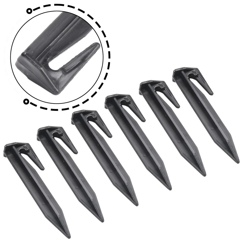 100pcs Lawn Mower Peg Boundary Nail Ground Spikes Fixing Pins For Securely Anchoring Robot Mower Lawn Mower Accessories