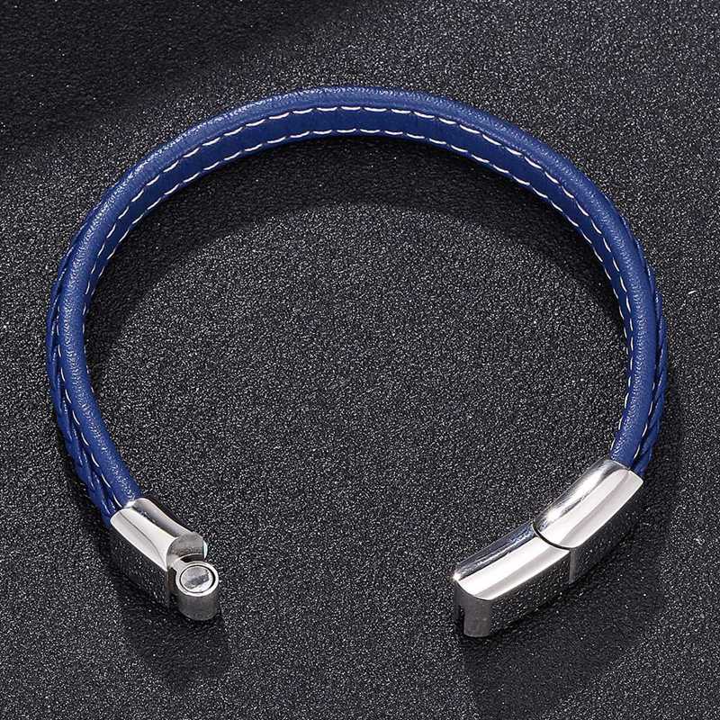 Trendiger Verstellbarer Edelstahl Exquisiter Verschluss Armreif Modeschmuck Herren Armband Männliches Armband Männliches Geschenk