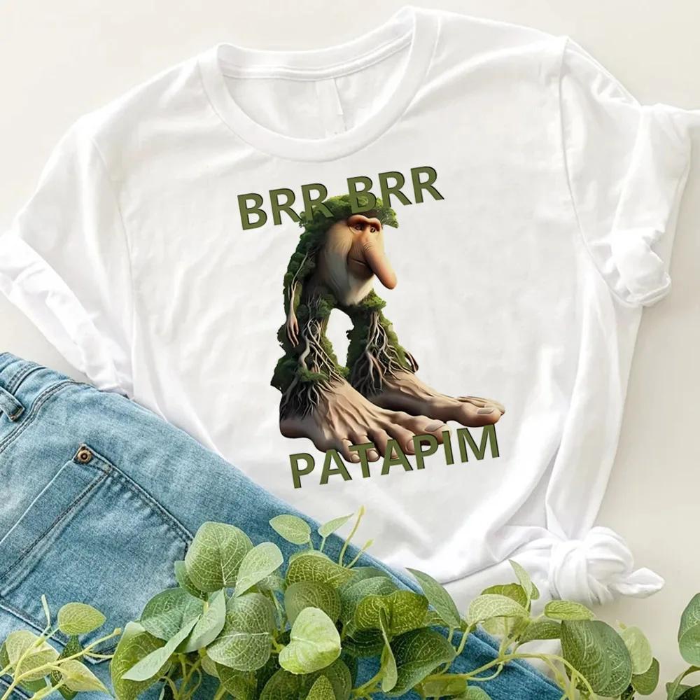 Italská Brainrot Dětské Tričko Tung Tung Tung Sahur Letní Oblečení Vtipné Meme Krátký Rukáv Tričko Kluk Dívka Roztomilé Tričko Dárek