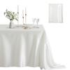 Satin Tablecloth Solid Color Glossy Tablecloth Wedding Table Cover Cloth for Home Restaurant Birthday Party Bridal Shower Dining Table