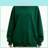 Damen Sweatshirt Sommer Leichter Baumwoll Hoodie mit Rundhalsausschnitt und Lockerer Passform für Freizeitkleidung