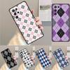Blair Argyle Muster Handyhülle für Samsung Galaxy note 10 pro S26 Ultra S23 S24 FE S25 S21 S22 PLUS stoßfeste Hülle