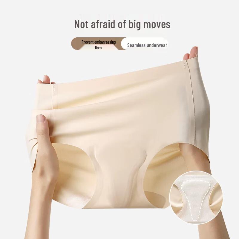 ACKDCS Women s Seamless Yoga Briefs S телесный