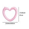 2/3/4/6 Pack of Heart-Shaped Aluminum Foil Balloons, 40inch Hollow Heart Balloons, Suitable for Valentine's Day, Birthday Parties, Weddi