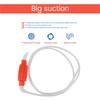 Precise 1.9 Meter Red Syphon Tube Hand Fuel Pump Siphon Hose Gas Oil Water Fuel Transfer Siphon Pump For Water