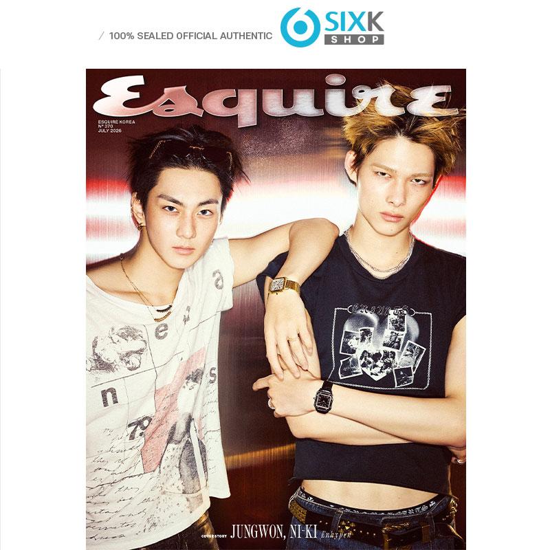 [Pre-order] ESQUIRE - ENHYPEN JUNGWON & NIKI COVER (JUL ISSUE 2026)