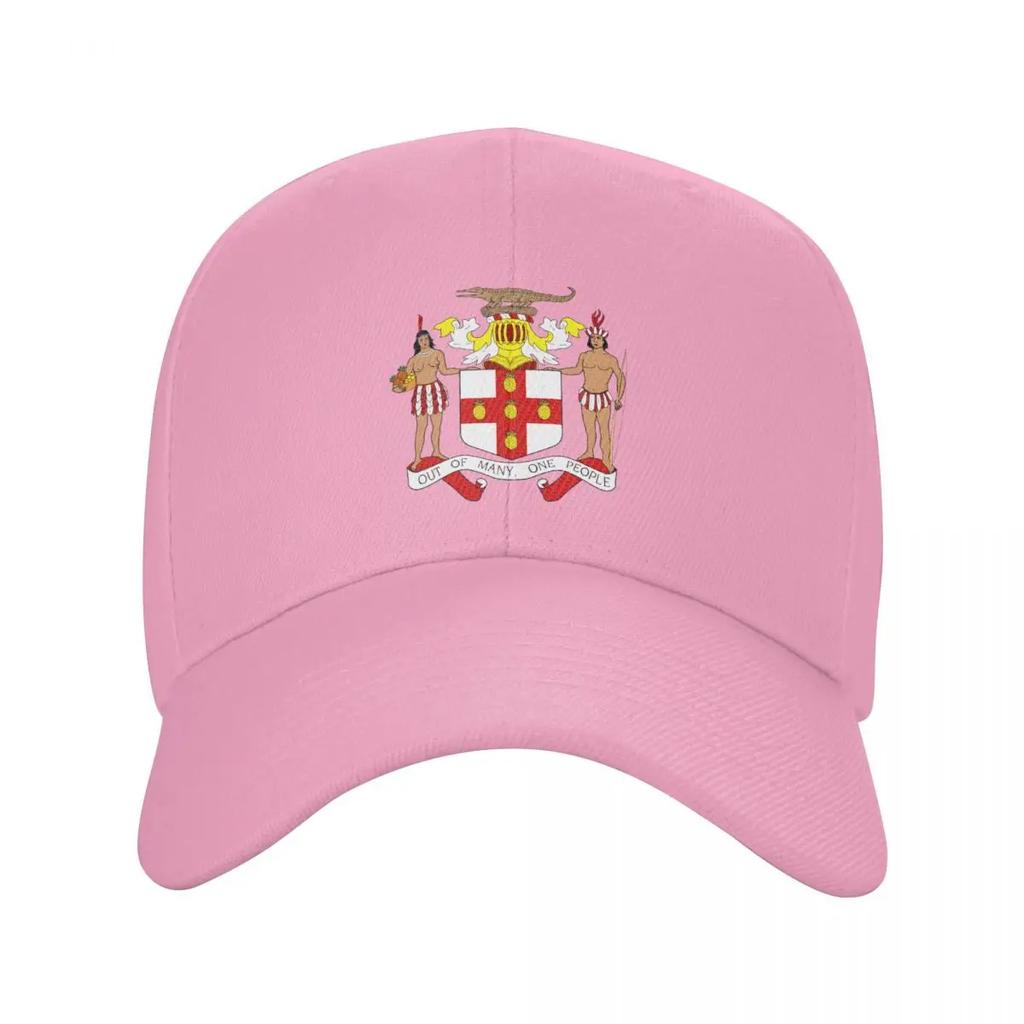 Personalized Fashion Coat Of Arms Of Jamaica Baseball Cap for Unisex Women Adjustable Unisex Jamaican Flag Dad Hat Spring Sun Hat