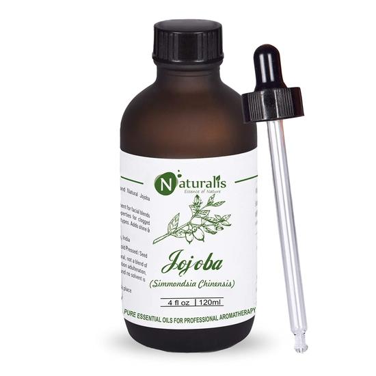 

Naturalis Essence of Nature Extra Virgin & Unrefined Cold Pressed Golden Jojoba Carrier Oil for face and Hair - 120ml 120ML
