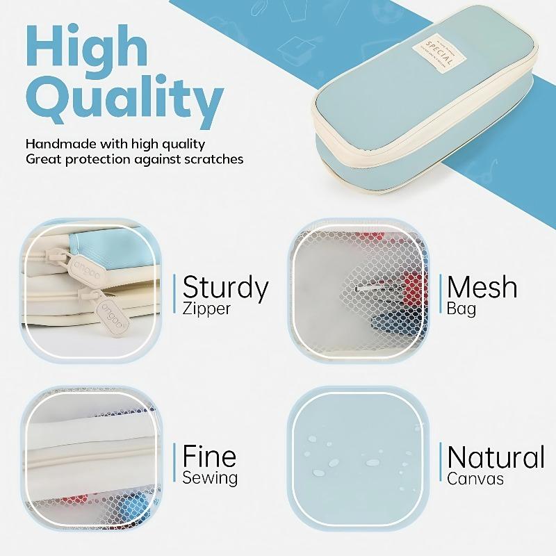 School Stationery Supplies Kawaii Pencil Cases Large Capacity Pencil Bag Pouch Holder Box for Girls Office Students Organizer