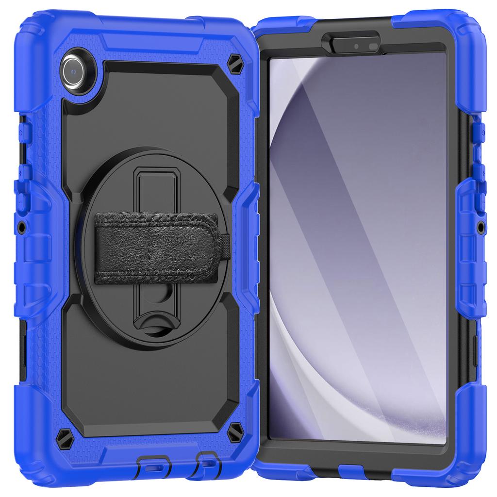 Heavy Duty Armor Rugged Tablet Case for Samsung Galaxy Tab A9 8.7inch 2023 SM-X110/X115/X117 with Pen Holder Hand Strap