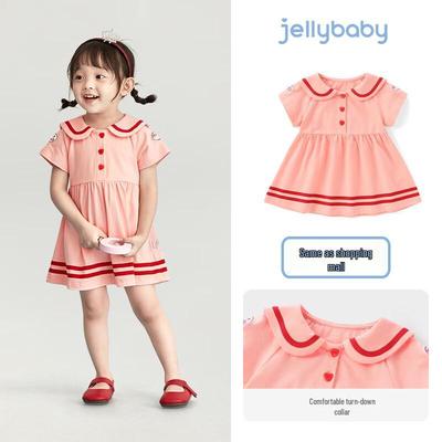 Robe de Princesse à Col de Poupée pour Filles JELLYBABY
