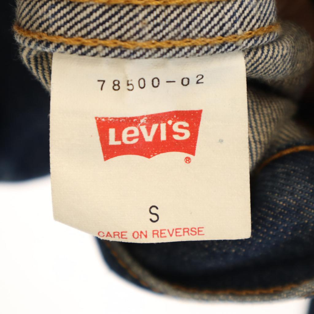 Levi's 90s 78500 Old Denim Jacket S Indigo Denim Jacket Trucker Men's Used