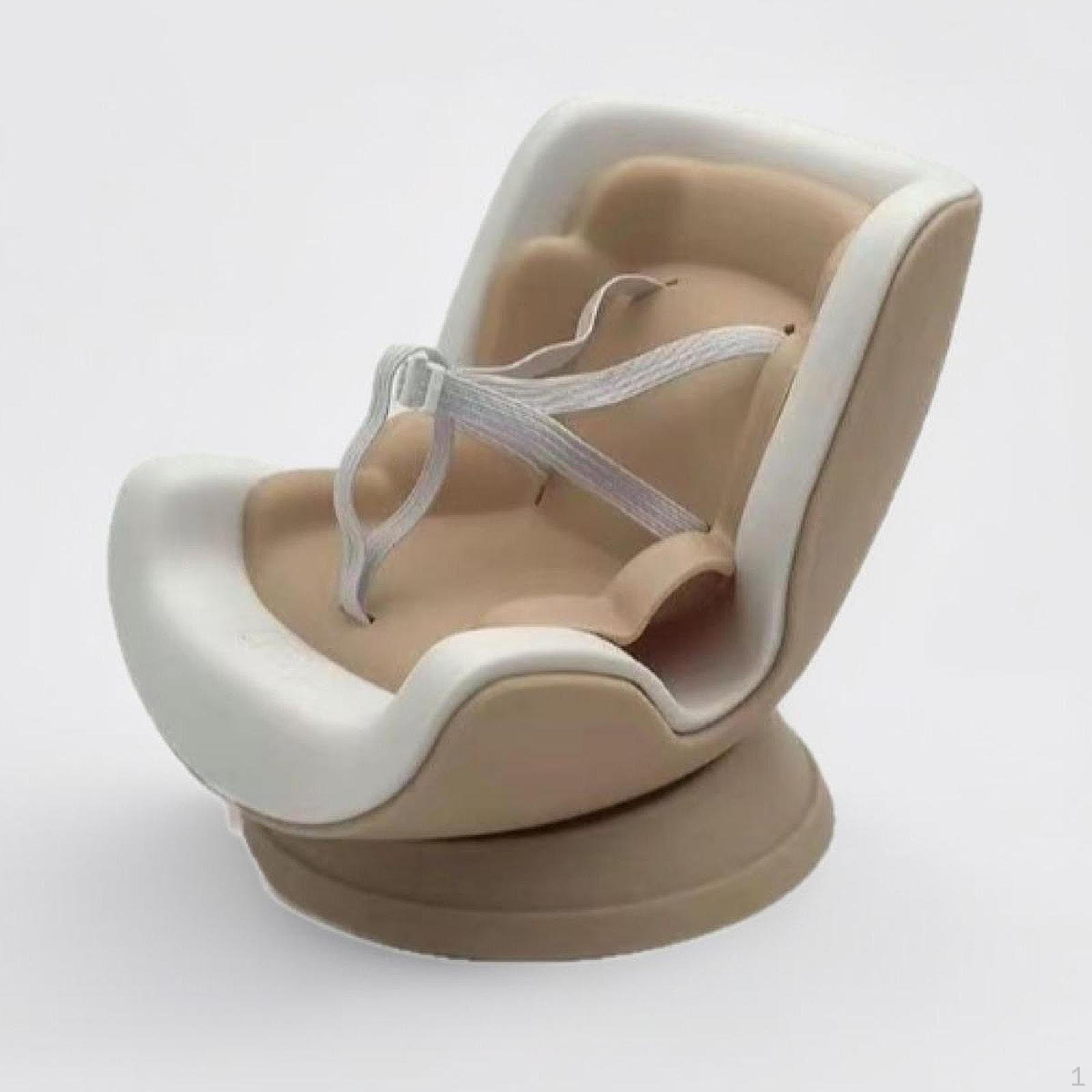 

Автокресло для куклы, украшение интерьера, аксессуар для воздуховода, настольное бежевый